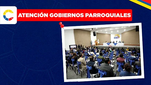 CNE realizará Colegio Electoral para designar representantes de las Juntas Parroquiales Rurales ante Consejos Provinciales
