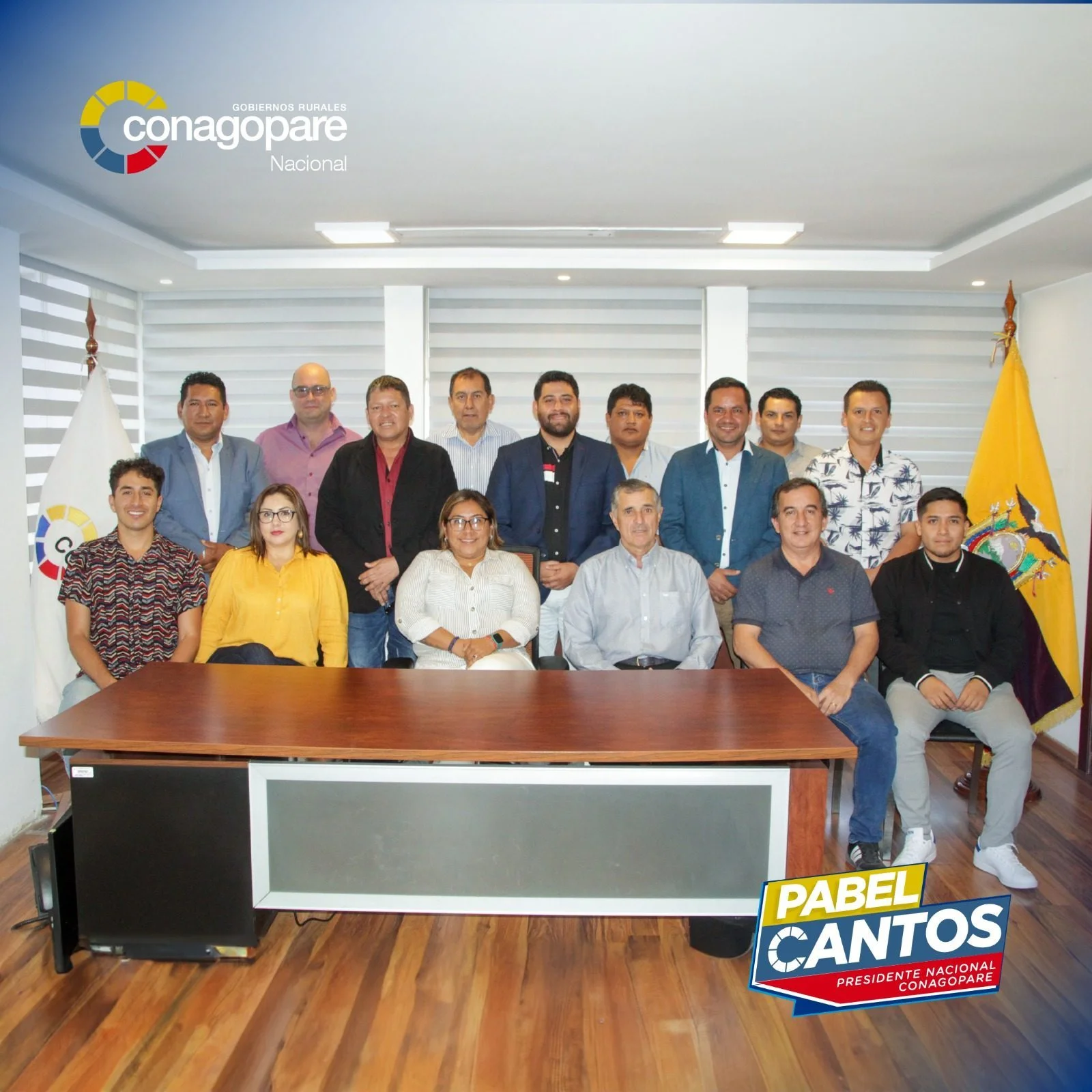 El CONAGOPARE Nacional recibió a los GAD parroquiales de Galápagos
