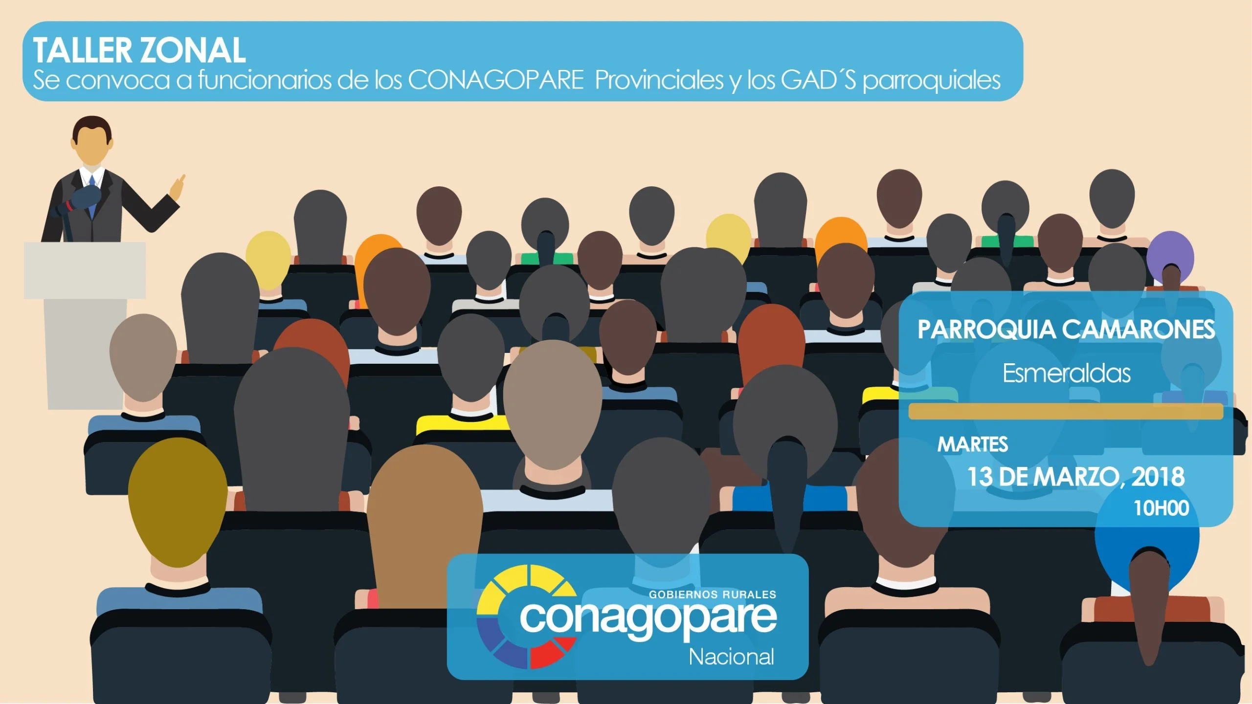 Convocatoria Taller Zonal, Esmeraldas