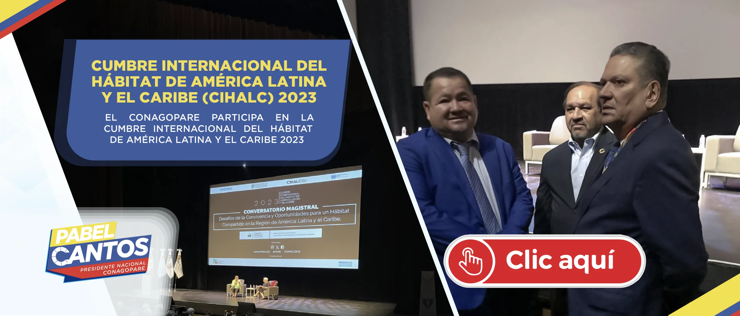 El CONAGOPARE participa en la Cumbre Internacional del Hábitat de América Latina y el Caribe 2023